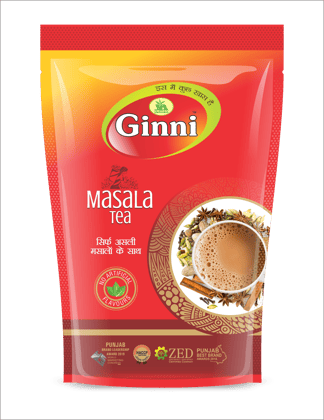 Ginni Masala Tea | Granule Form - Black CTC Tea | With 100% Natural Spices | Immunity Booster | Kadak Chai - 3 kgs (3 x 1000g) (Pack of 3)