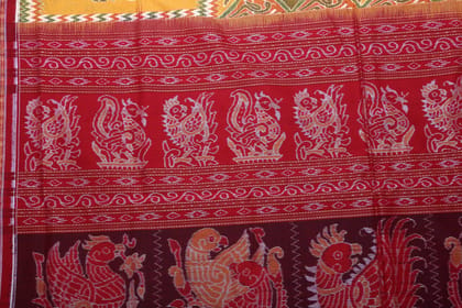 Mayura Rupa Jugala Sambalpuri Saree