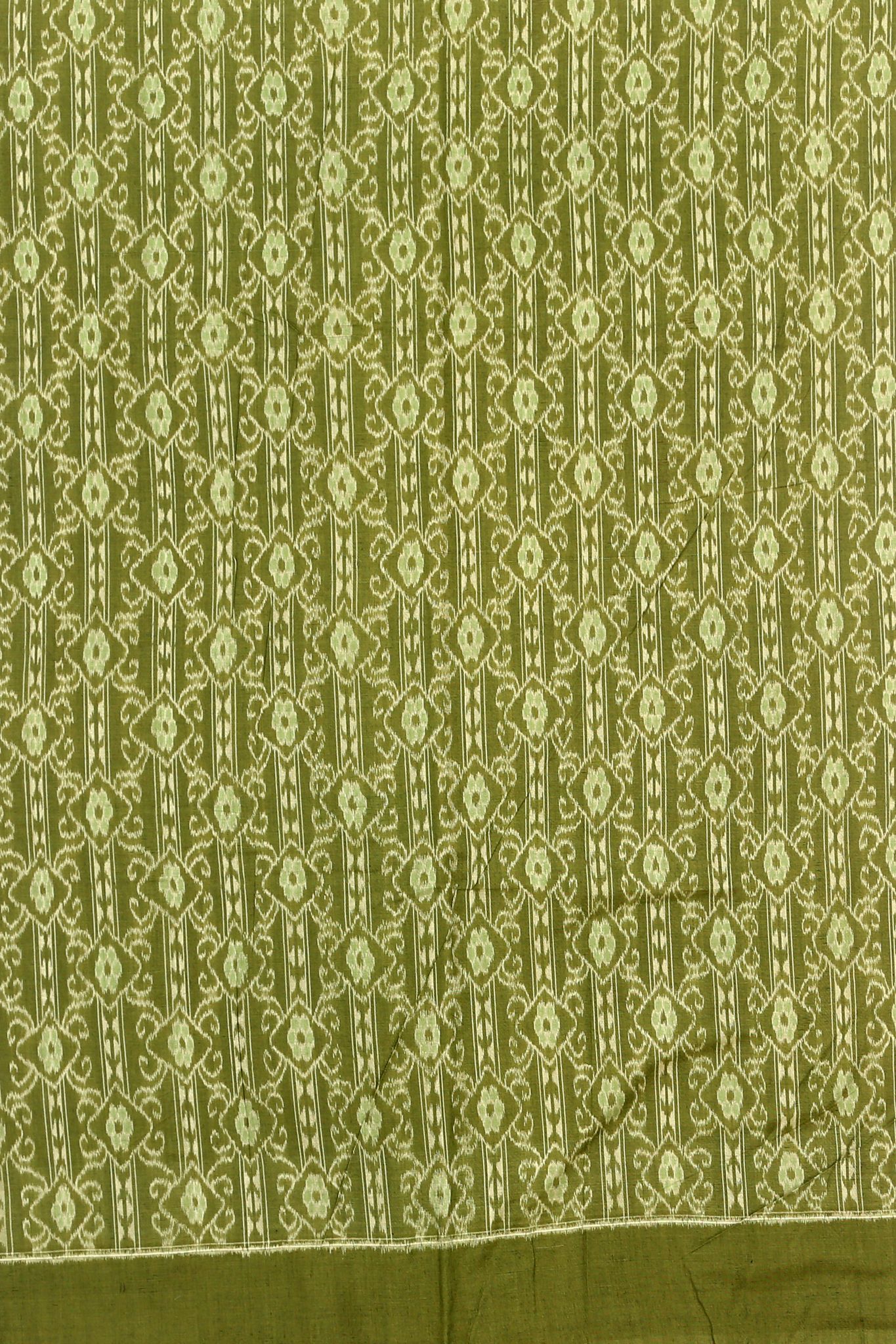 Sambalpuri Parrot Green Yardage