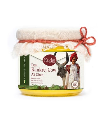 Kudej Desi Kankrej Cow A2 Ghee 250ml