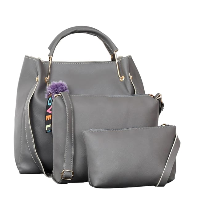 fcity.in - Women Handbag Ladies Purse Tote Bag Combo Set Of 3 Pcs / Trendy