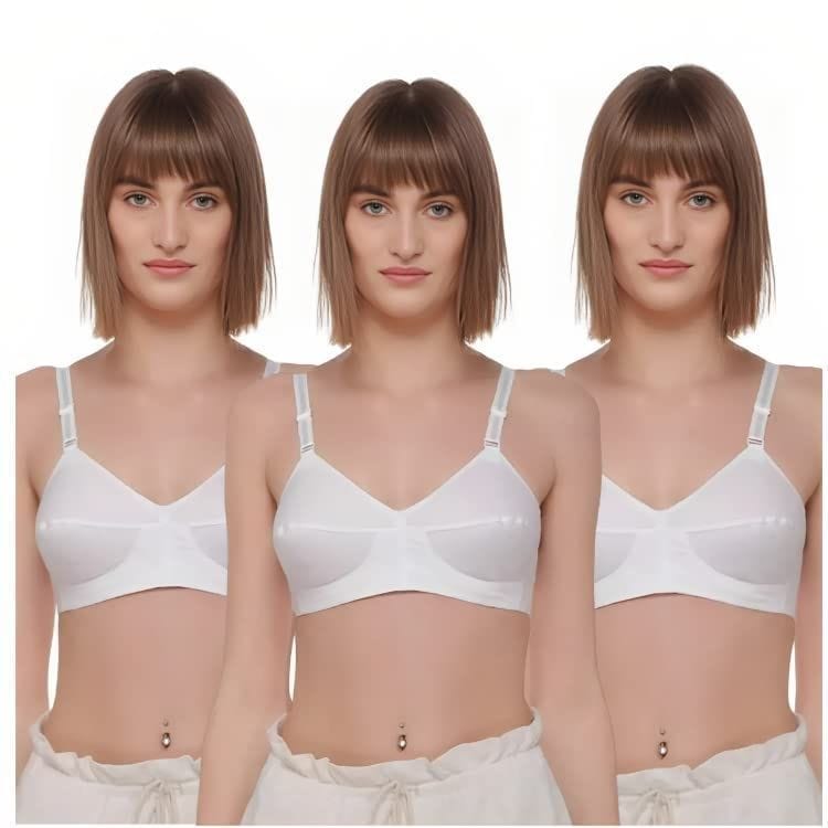 Trendy Cotton Padded Bras Combo Pack Of 6