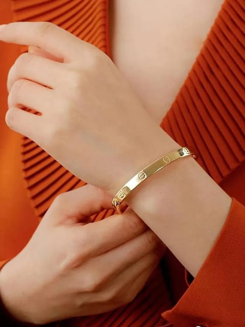 Buy Gold-Toned Bracelets & Bangles for Women by Jewels galaxy Online |  Ajio.com