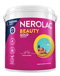 NEROLAC BEAUTY GOLD WASHABLE 1 LTR WHITE