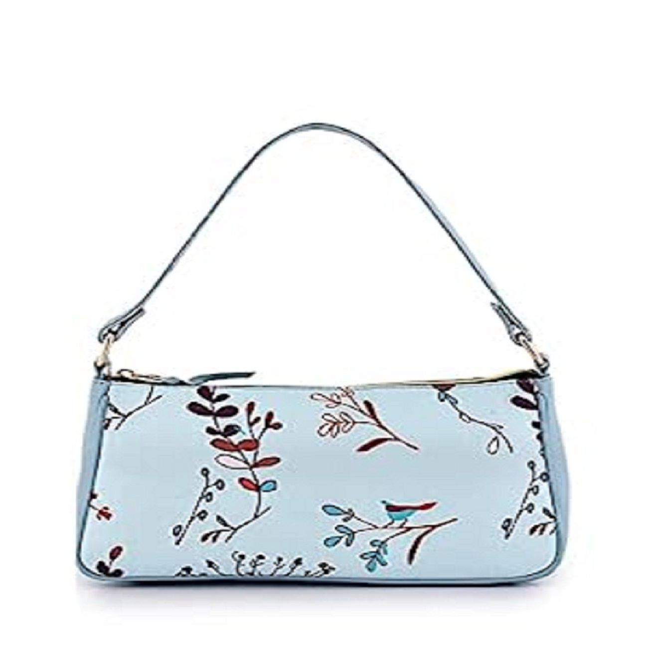 Lychee bags Women Canvas Light Blue Shoulder Bag