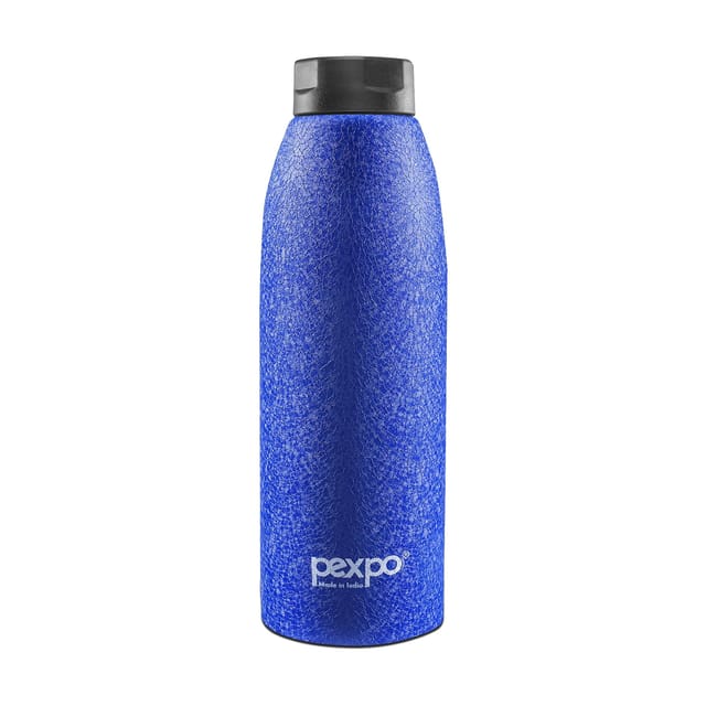 Pexpo Bolero Stainless Steel Vacuum Insulated Water ISI Certified Flask,  900 ml, Grey