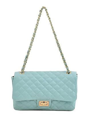Lychee bags PU Quilted sling and handbags