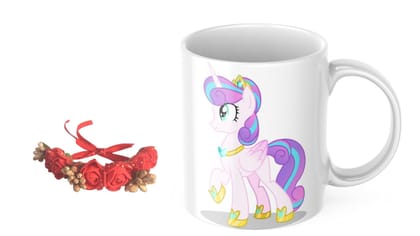 LOOPS N KNOTS "Sisterly Delights: A Coffee Mug and Floral Wristband Gift Set for Sister WB&M116