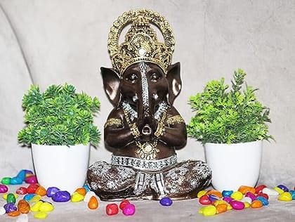 Lord Ganesha Ganesh ji Idol Ganpati Showpiece Decorative Statue Murti for Home Decor