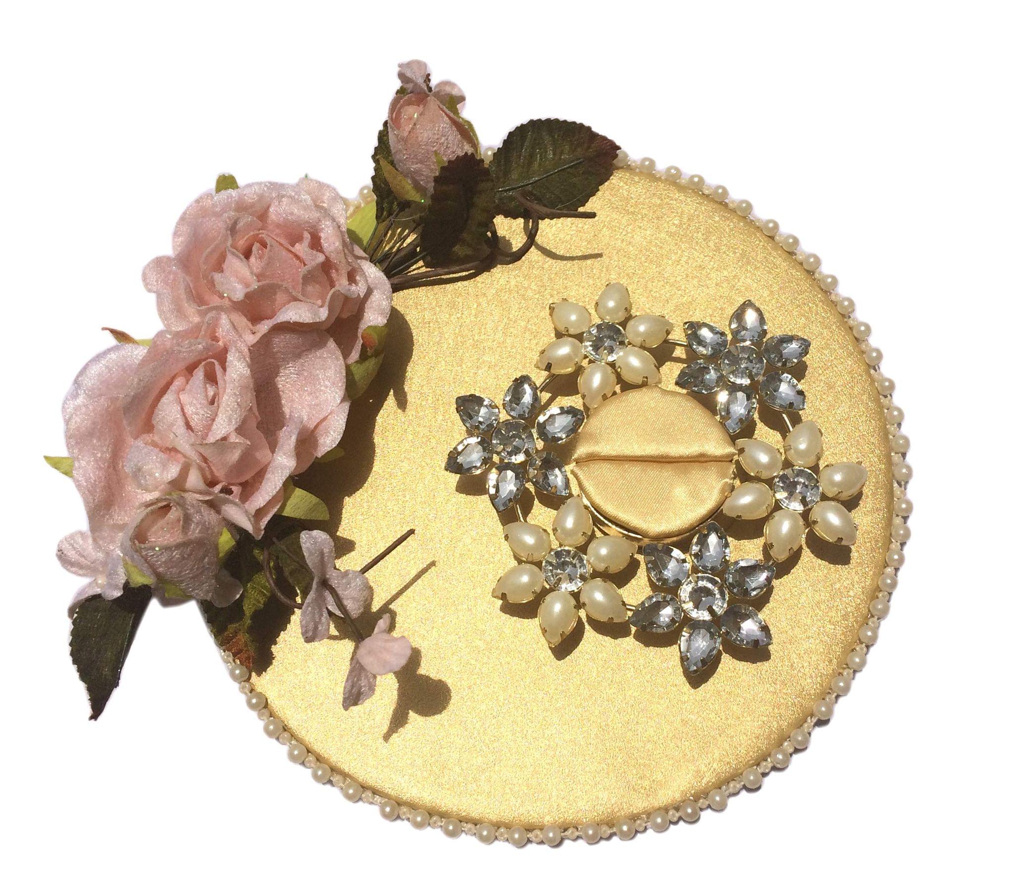 LOOPS N KNOTS Wedding Ring Platter/Tray/Engagement Ring Platter/Holder/Box  with 2 Ring Holder