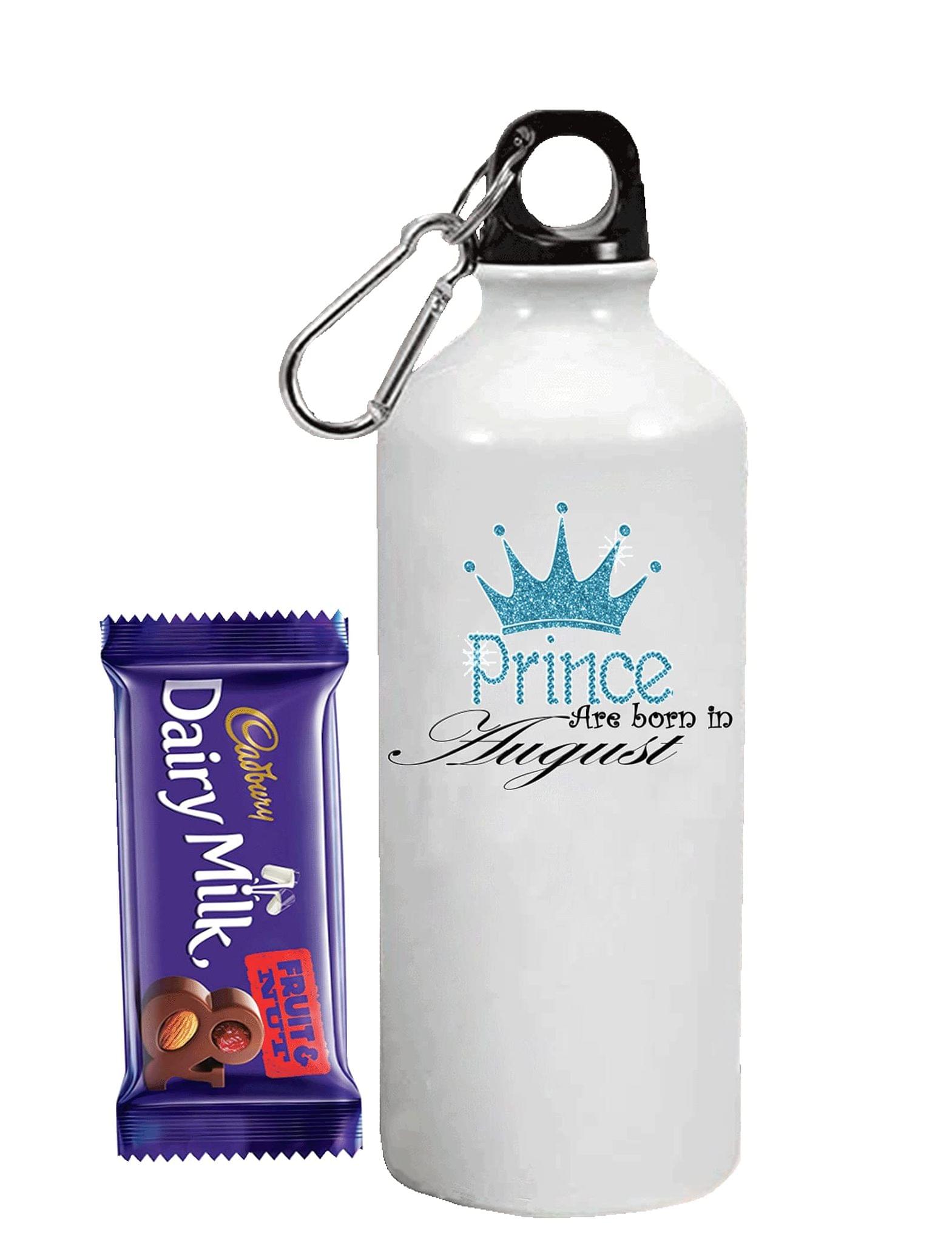 Loops n knots ? Prince Gift For Brother / Brother / Combo Pack :Sipper Bottle & Chocolate / Rakshabandhan / Birthday Gift For Brother (August)