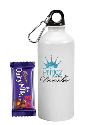 Loops n knots ? Prince Gift For Brother / Brother / Combo Pack :Sipper Bottle & Chocolate / Rakshabandhan / Birthday Gift For Brother (December)