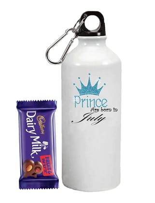 Loops n knots ? Prince Gift For Brother / Brother / Combo Pack :Sipper Bottle & Chocolate / Rakshabandhan / Birthday Gift For Brother (July)