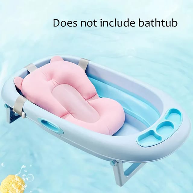 1pc Baby Bathing Mat, Newborn Infant Bathtub Mesh Seat, Universal Hanging  Floating Bath Cushion