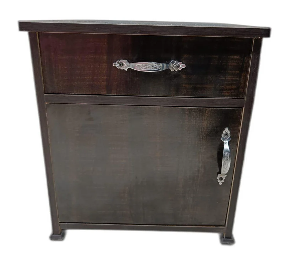 Dark Brown Engineered Wood Cabinet, For Office