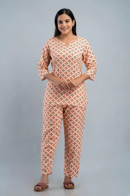 Cotton Printed Long Top for Girls & Womens