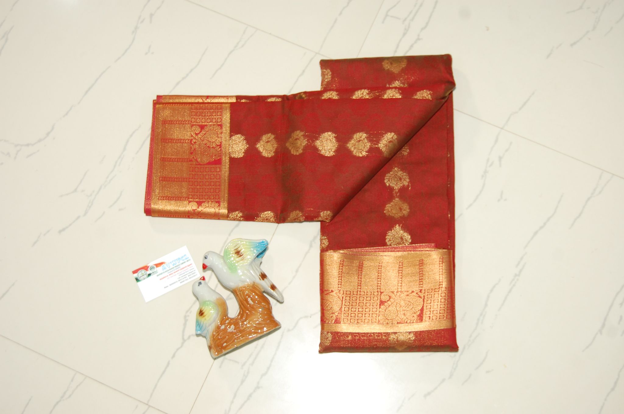 Putta Silk Cotton Saree With blouse