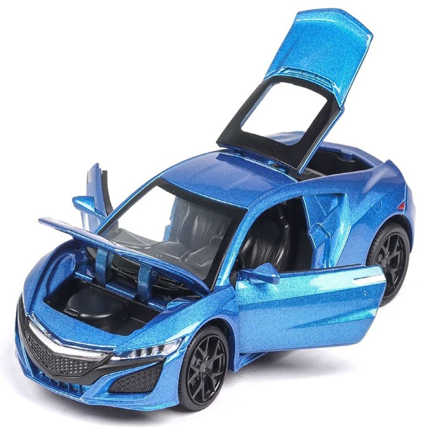 KTRS ENTERPRISE 1:32 Scale NSX Acura with Openable Doors with Sound and Light and Pull Back Action Best Gift Your Children Pack of 1 Pcs