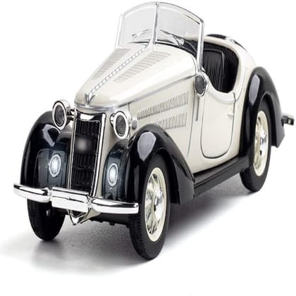 KTRS ENTERPRISE 1:32 Cadillac Roadster Car Alloy Die-Cast Metal Vintage Car Model Retro Car Toy Vehicle Audi Rover Wanderer Classic Car Sound and Light Pull Back Toy for Kids Gift