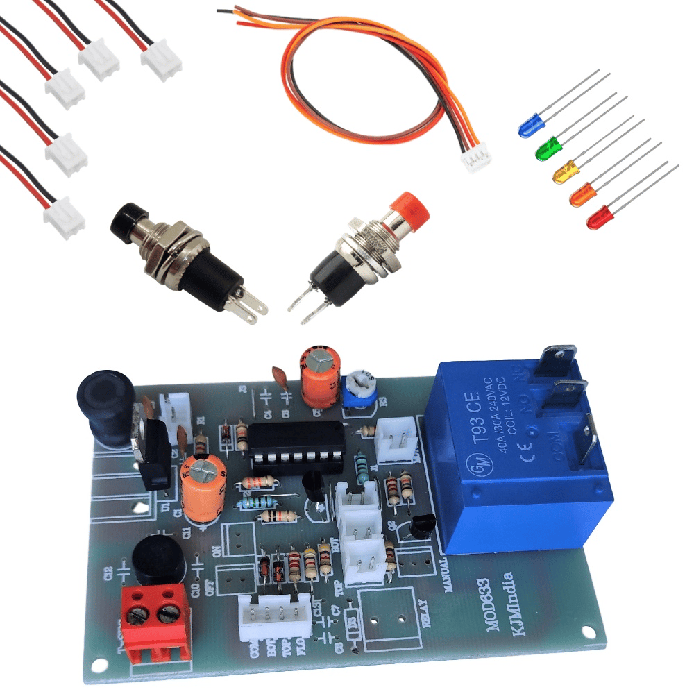 Fully Automatic Water Level Controller Circuit Board With Dry Run Protection