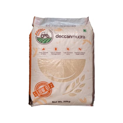 Deccan Mudra Low GI (Glycemic Index) | Diabetic White Rice | Telangana Sona Rice | Raw Rice | High Protein | Low Fat | High Fibre - 20 kg (Pack of 1)