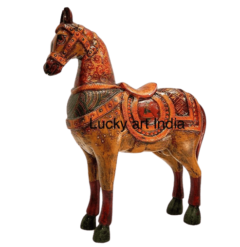 Wooden Hand Painted Horse