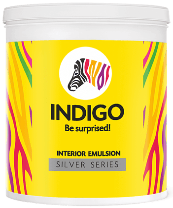 INDIGO  INTERIOR EMULSION - SILVER WHITE -  1 LTR.