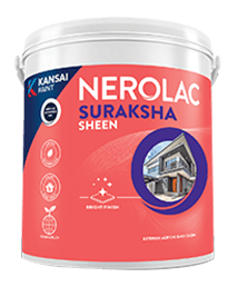 NEROLAC SURAKSHA SHEEN - WHITE -  4 LTR.