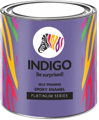 INDIGO SELF PRIMING EPOXY ENAMEL  GREY - 1 LTR.