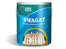 ESDEE SWAGAT EXTERIOR EMULSION  STONE PATH  - WHITE - 1 LTR.