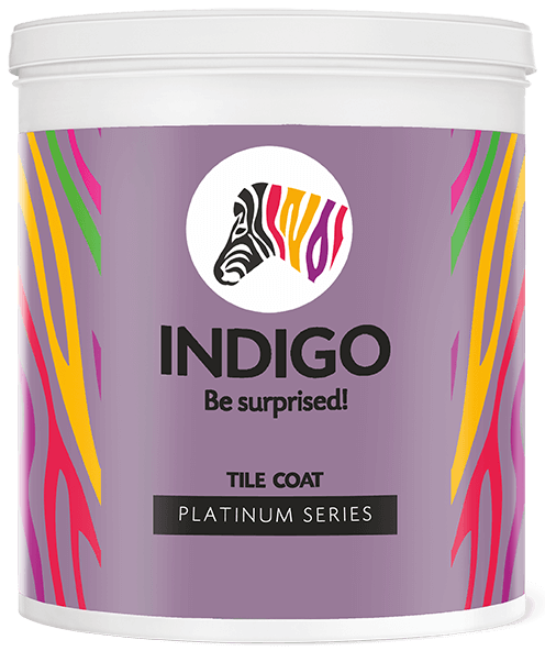 INDIGO  TILE COAT PLATINUM GRAPE BROWN -  4  LTR.