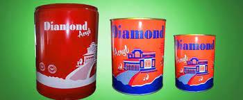 DIAMOND ACRYL . TILE RED -  1 LTR.