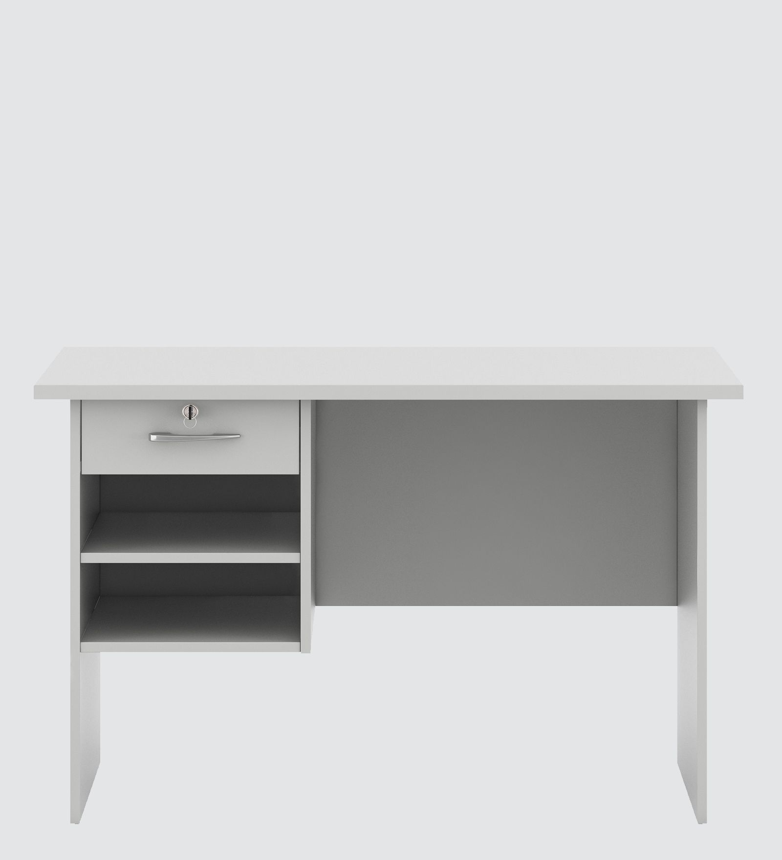 Empire Writing Table in Frosty White Finish