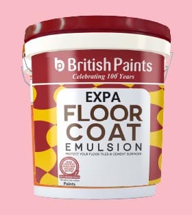 BRITISH OPTIMA TILE COAT - FLAME RED - 4 LTR.