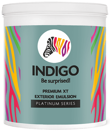 INDIGO PREMIUM  XT EMULSION ( PLATINUM) WHITE - 10 LTR.