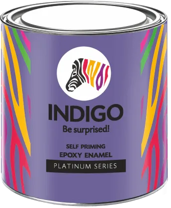 INDIGO SELF PRIMING EPOXY ENAMEL GREY -  1 LTR.