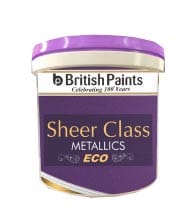 BRITISH SHEER CLASS METTALIC EMULSION GOLD - 1 LTR