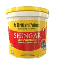 BRITISH SHINGAR ADV. EMULSION -  LEMON SHUFFLE -  4  LTR.