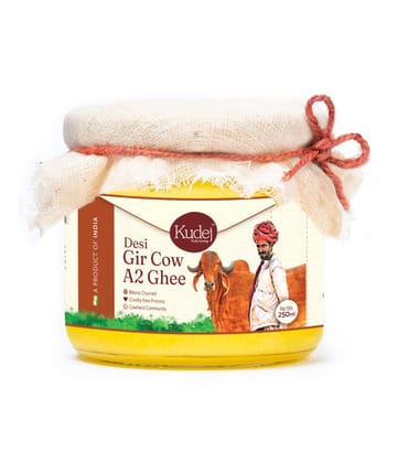 Kudej Desi Gir Cow A2 Ghee 250ml