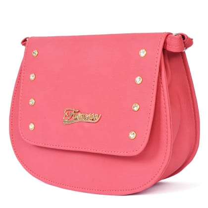 Pink Women Sling Bag - Mini