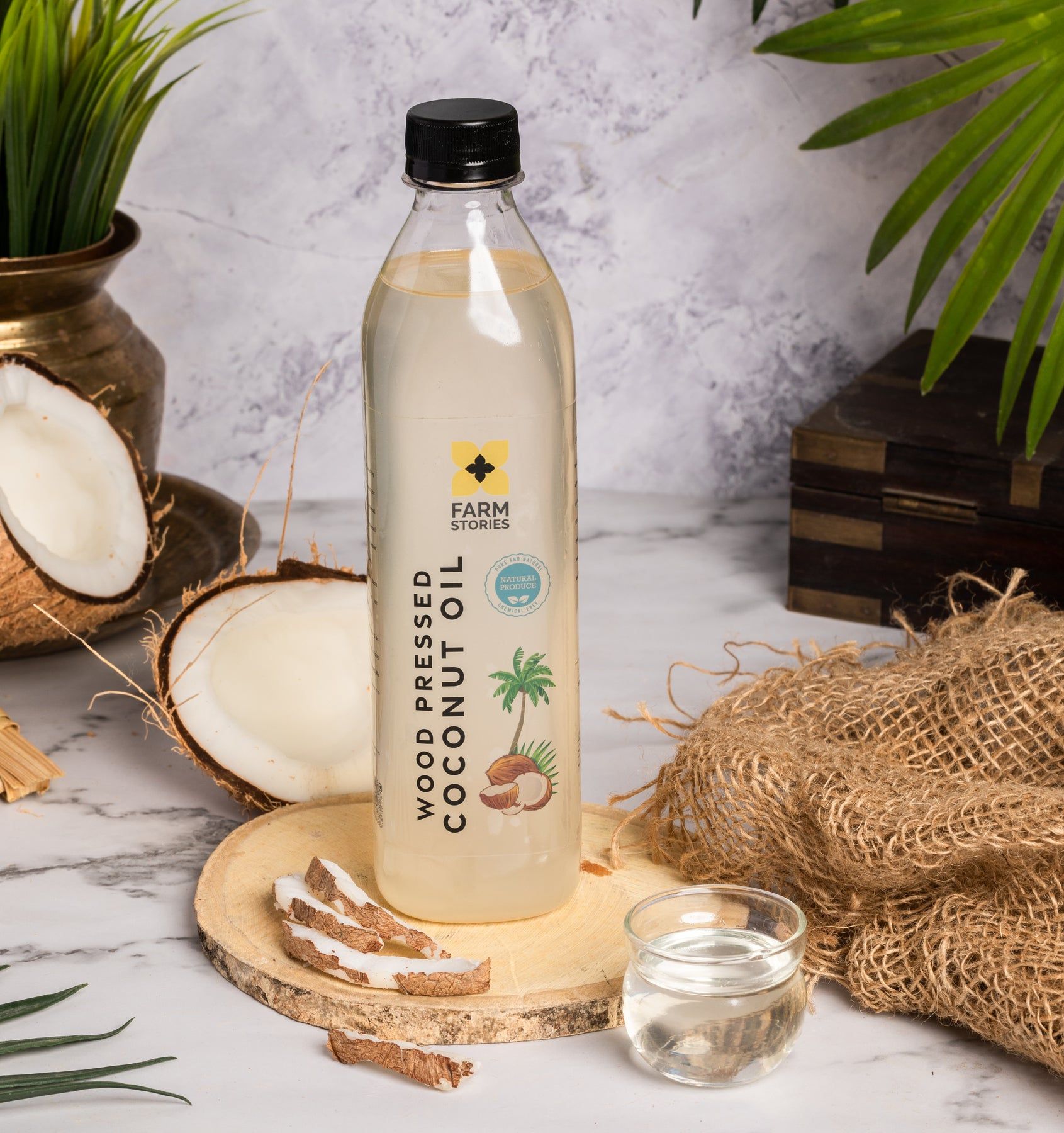 Cold Pressed Coconut Oil (500ml)