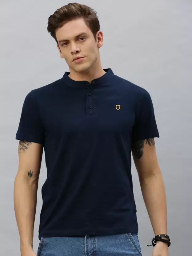 Pure Cotton Dark Blue T-Shirt