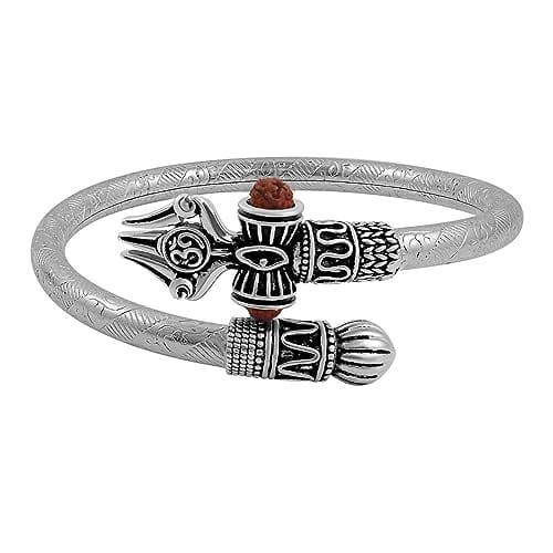 Shivling Pure Silver Bracelet – Rajesh Jewels