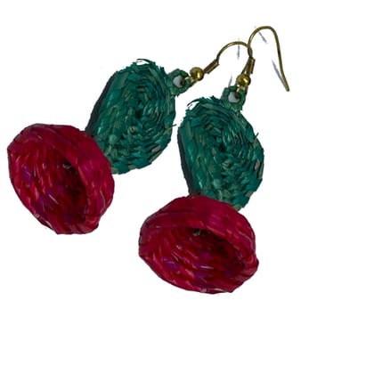 Thread eco Multicolor Boho Earrings