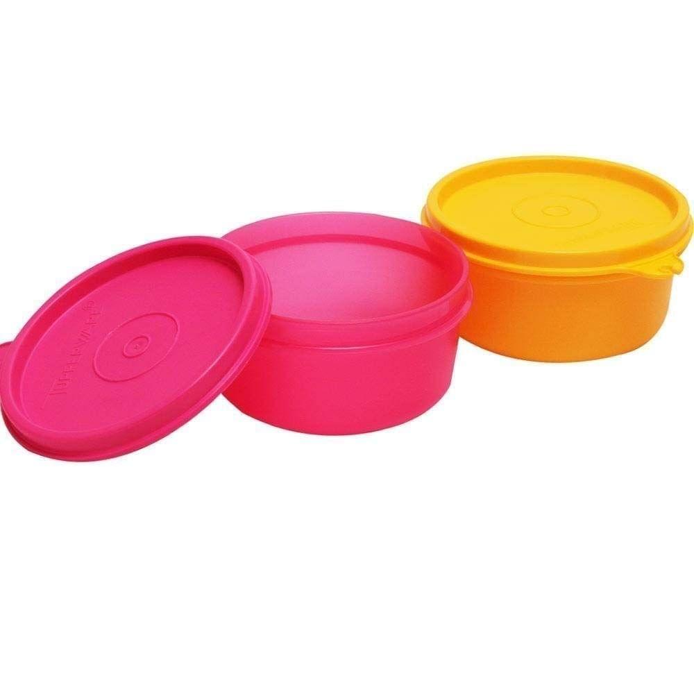 Tupperware Plastic Solid Bowls (Multicolor, 250 ml) - 2 Pieces