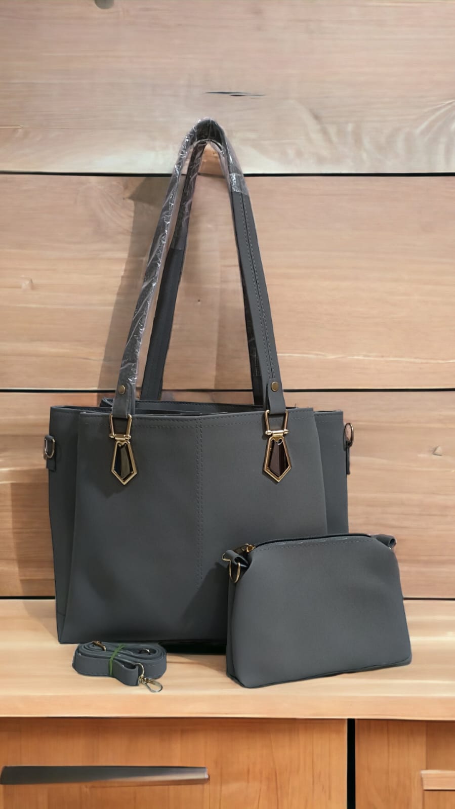 Women Grey Shoulder Bag