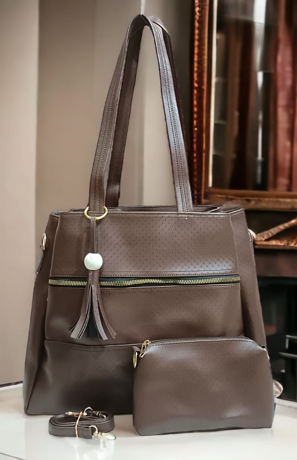 Women Dark  Brown Shoulder Bag