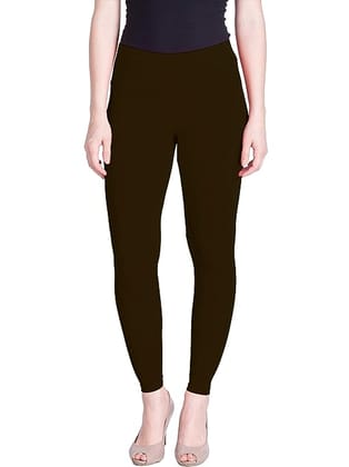 Women's Regular Leggings(Coffe Brown)