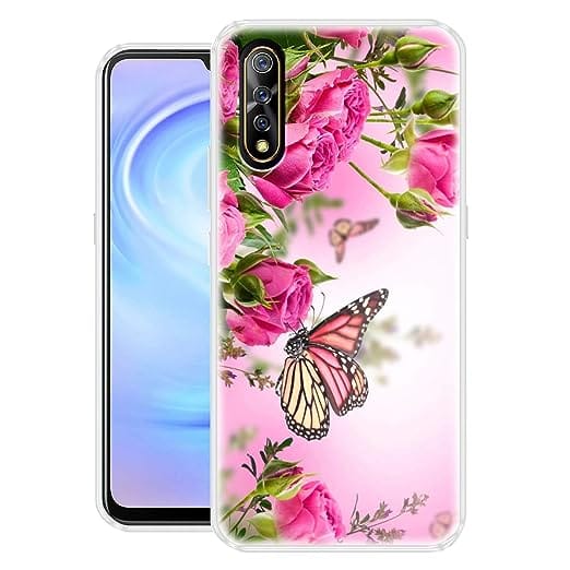 Fashionury Printed Soft Back Cover Case for Vivo S