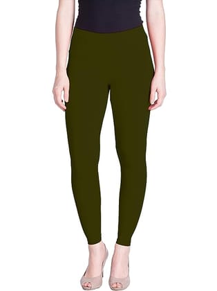 Women's Regular Leggings(Mehendi)